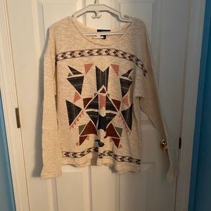 Geometric sweater
